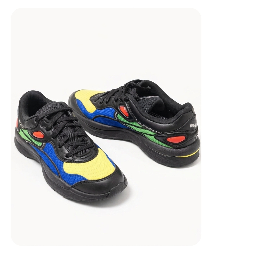 Puma Kids Sneakers - Black, Blue, Yellow, Green, Red